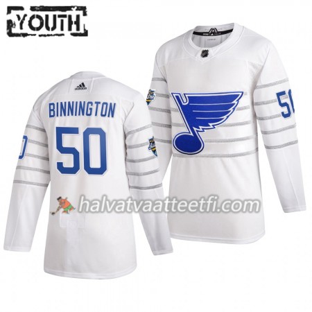 Lasten NHL St. Louis Blues Pelipaita Jordan Binnington 50 Valkoinen 2020 NHL All-Star Adidas Authentic Lasten NHL St. Louis Blues Pelipaita Jordan Binnington 50 Valkoinen 2020 NHL All-Star Adidas Authentic